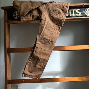 Carhartt washed duck utility cargo pants size 28 x 30